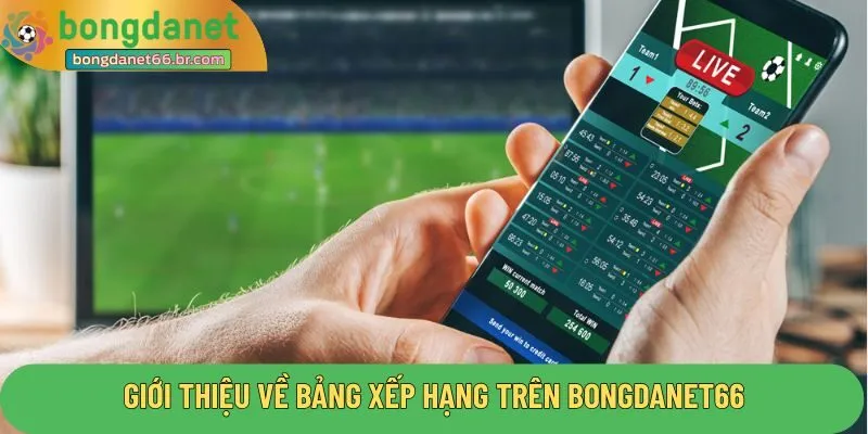 Giới thiệu về bảng xếp hạng trên Bongdanet66